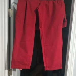 Torrid Red Boyfriend Jeans. Never Worn. Size 24